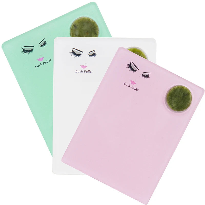 Acrylic Jade Stone Eyelash Extension Plate
