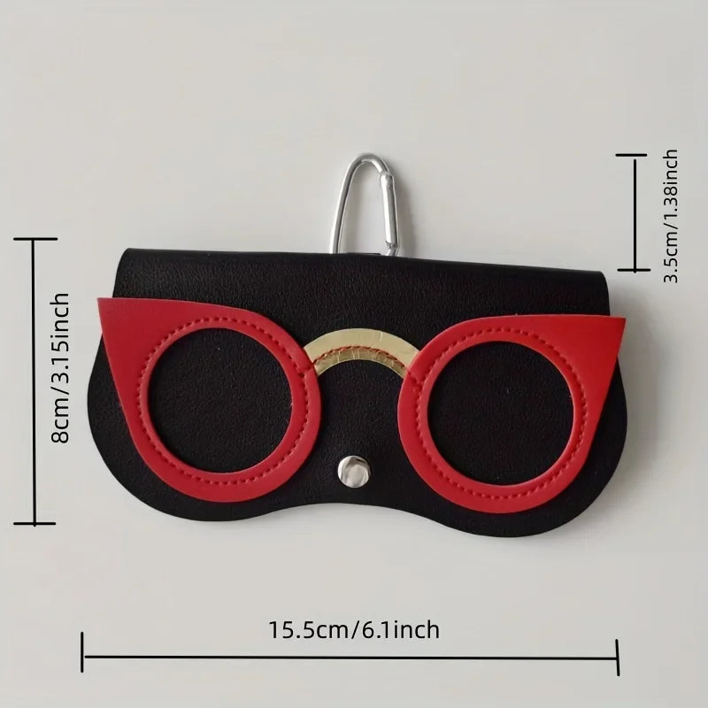 Women's Eyeglass Case Snap Closure Design