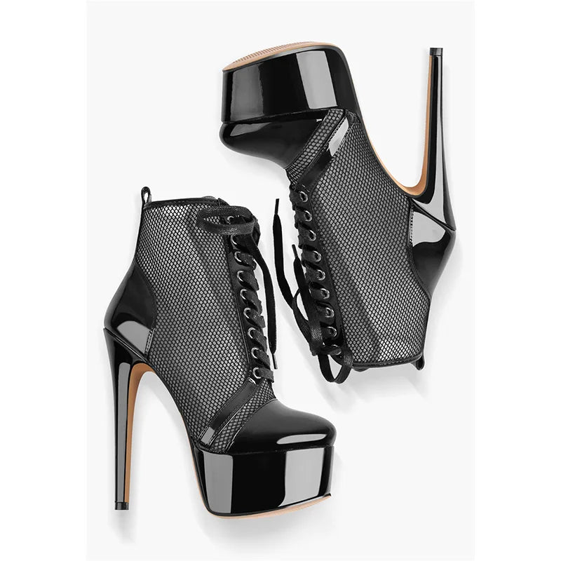 Onlymaker Women Platform Ankle Boots