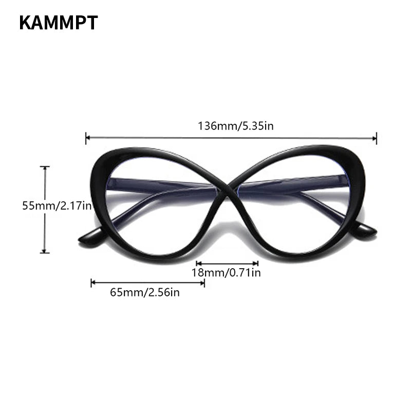 KAMMPT Oversized Oval Non-prescription Eyewear
