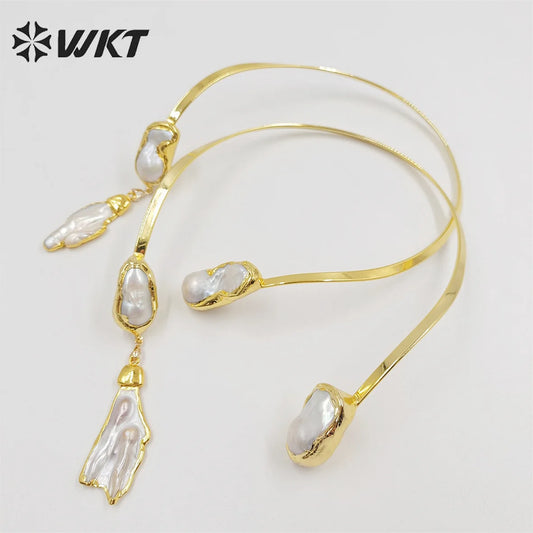 WT-JN212 Natural Baroque Pearl Necklace