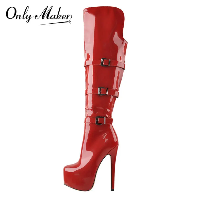 Onlymaker Platform Stiletto Boots