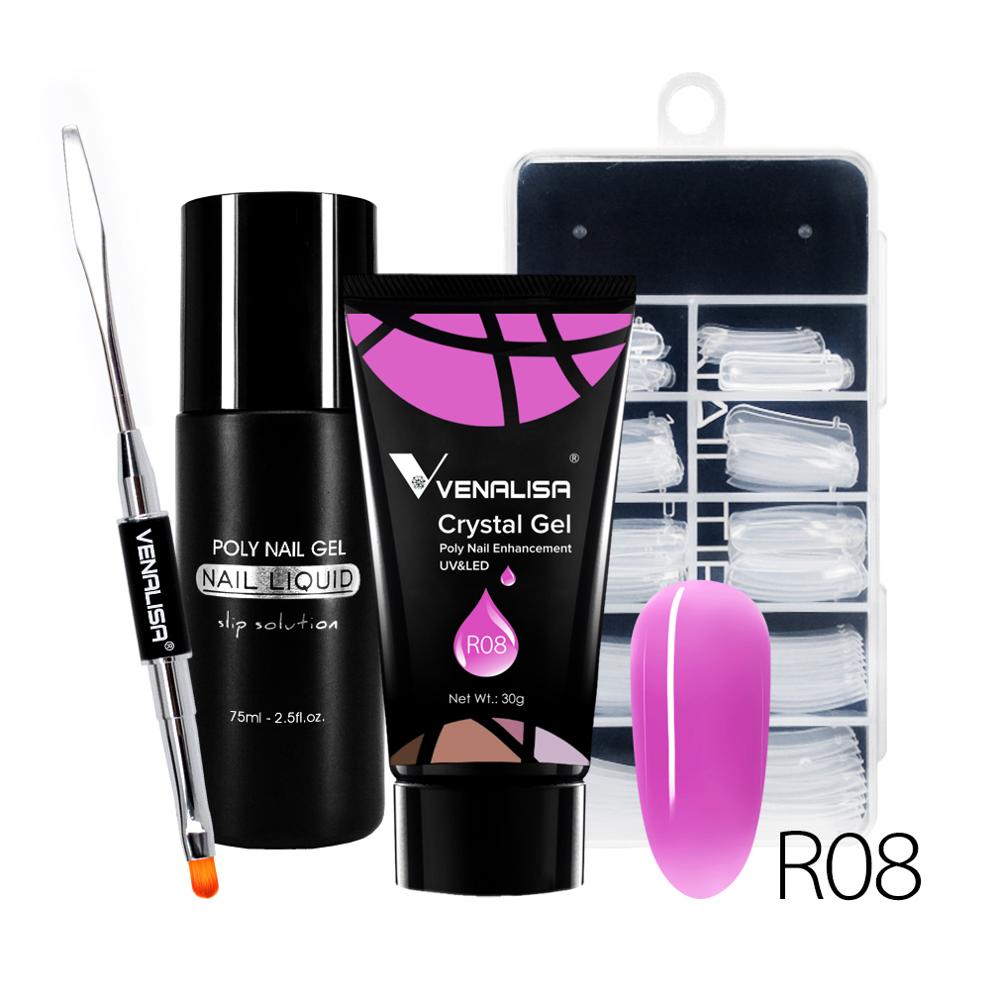 Venalisa Poly Nail Gel Kit Nail Art