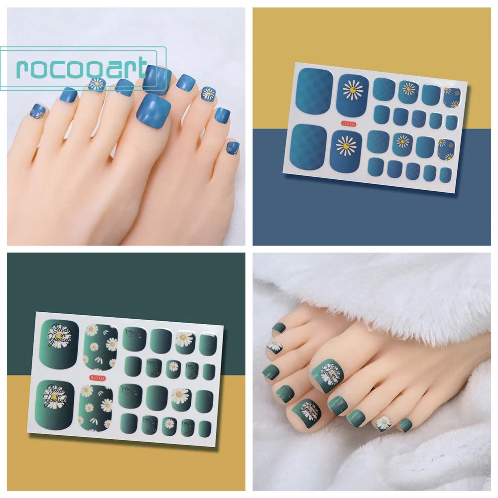 22tips Korea Toe Nail Sticker Wraps