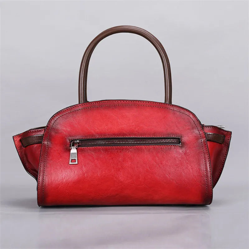 Caterroll Floral Genuine Leather Handbag