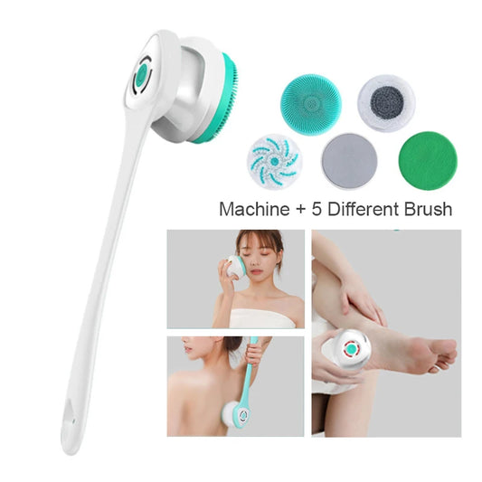 Electric Bath Brush USB Recharge Body Scrubber