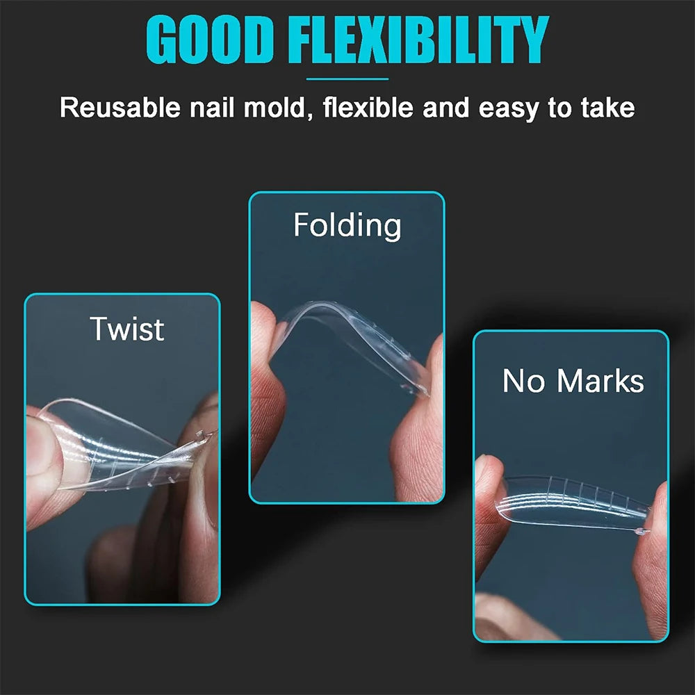 Fake Nails Poly Extension Gel Nail Form