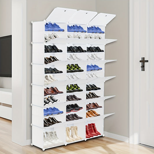 Revolutionary Expandable 12-Tier Shoe Tower Rack â Store up to 72 Pairs