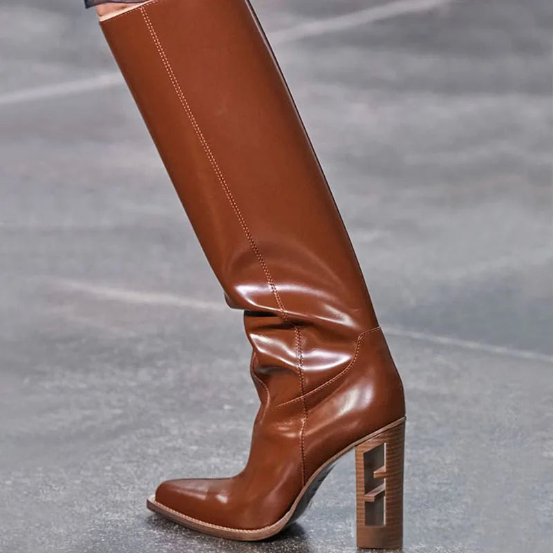 Arden Furtado Cowhide Knee-High Boots