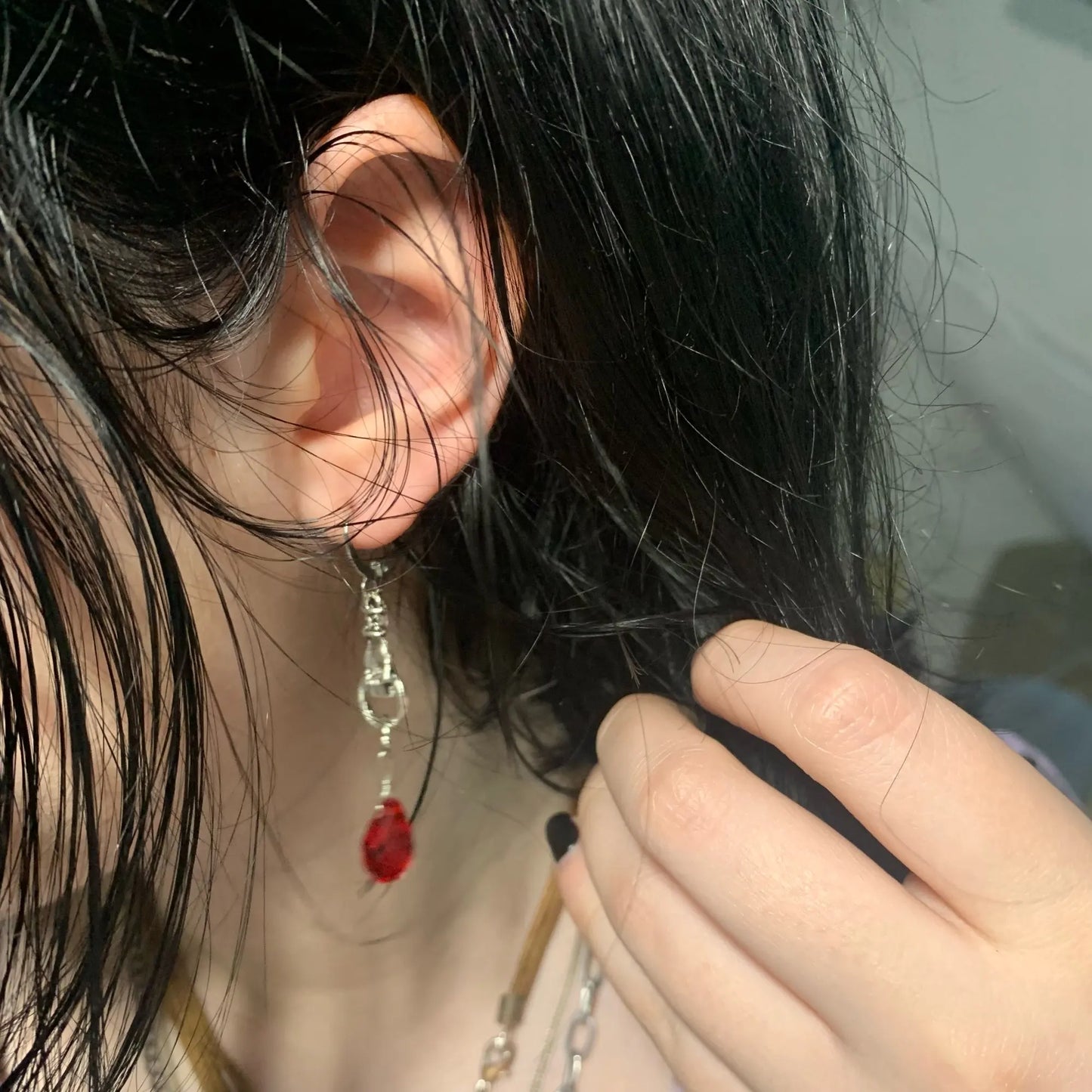 Beating Heart Huggie Earrings