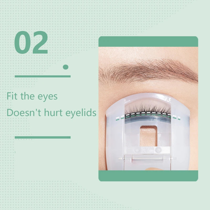 Ukiss Portable Eyelash Curler Curling Beauty Lasting Shaping Eye Makeup Tool - Eyelash Curler