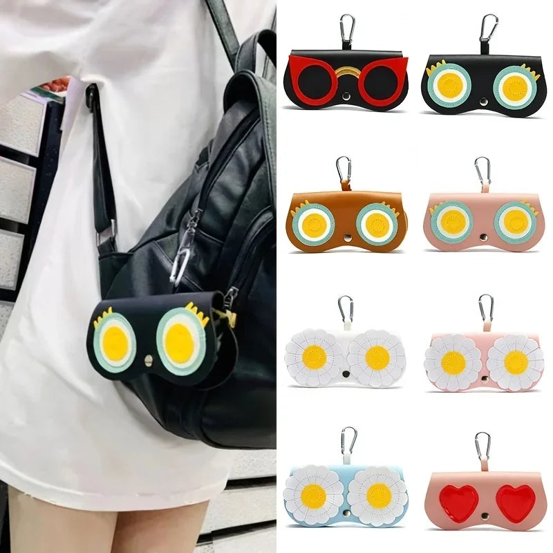 Women's Eyeglass Case Snap Closure Design