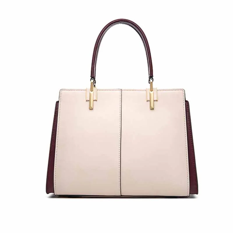 Leather Embroidery Handbag