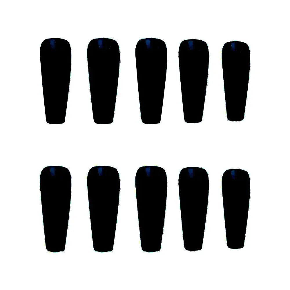 24Pcs Detachable Solid Color Fake Nails