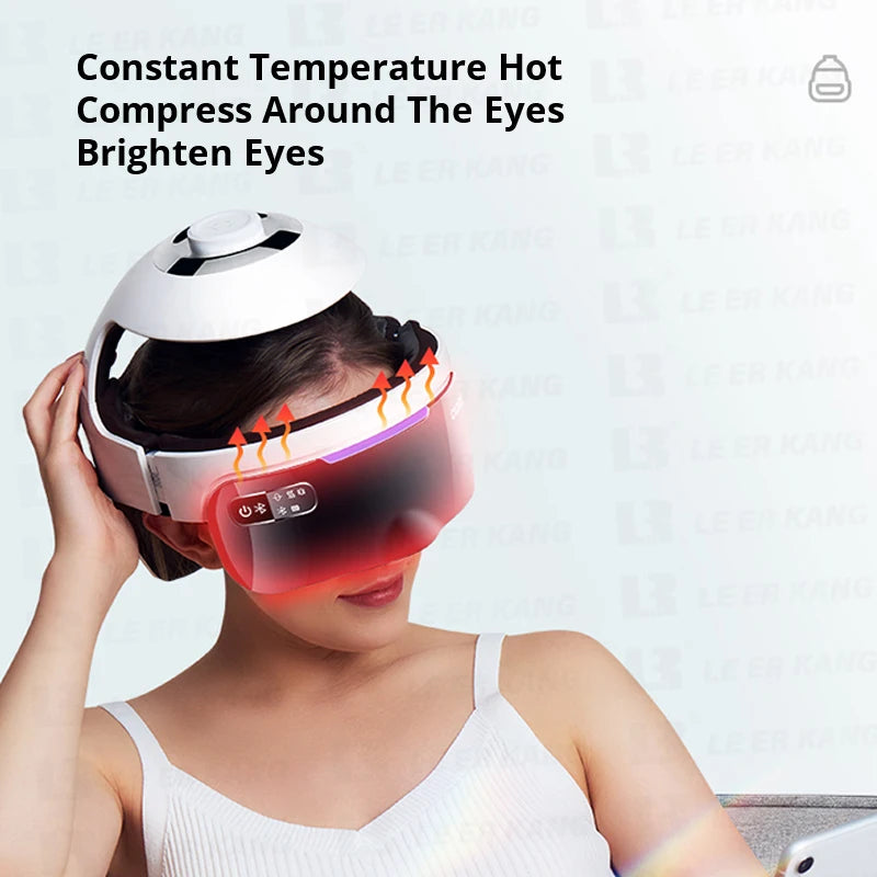 Electric Adjustable Head Eye Massager