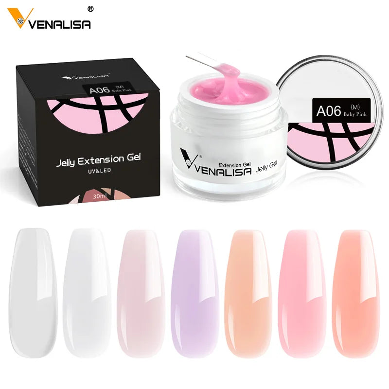 Venalisa Canni Fiber Gel 28g- Fiber Glass Fix Builder Nail Gel