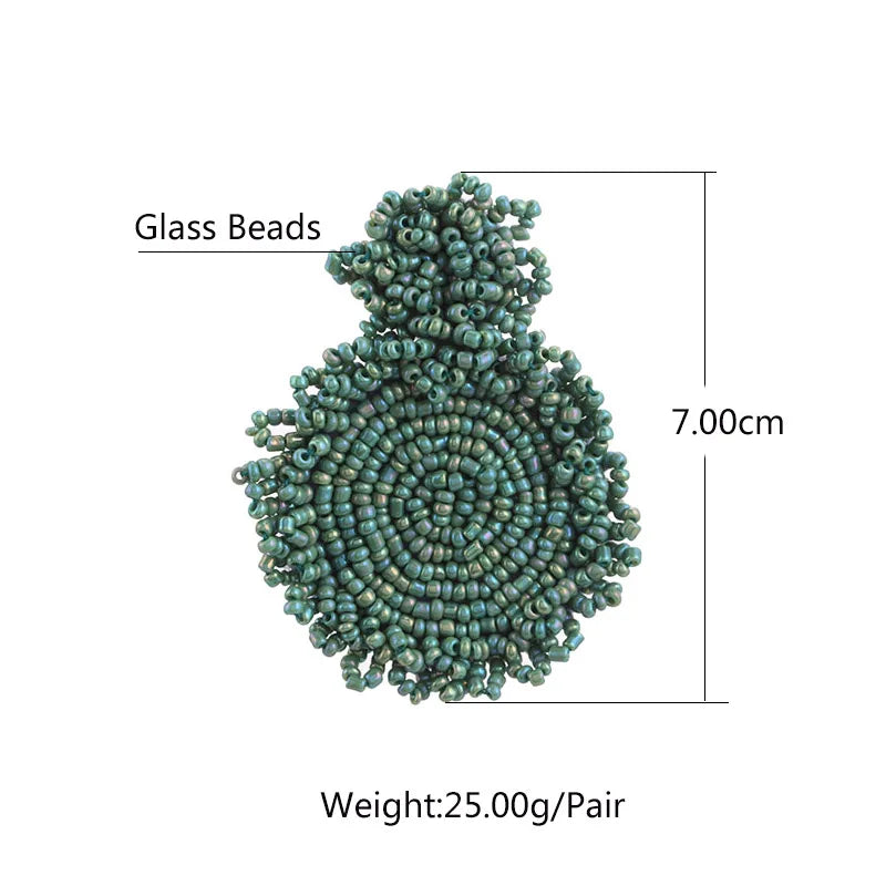Statement Oorbellen Beaded Earrings