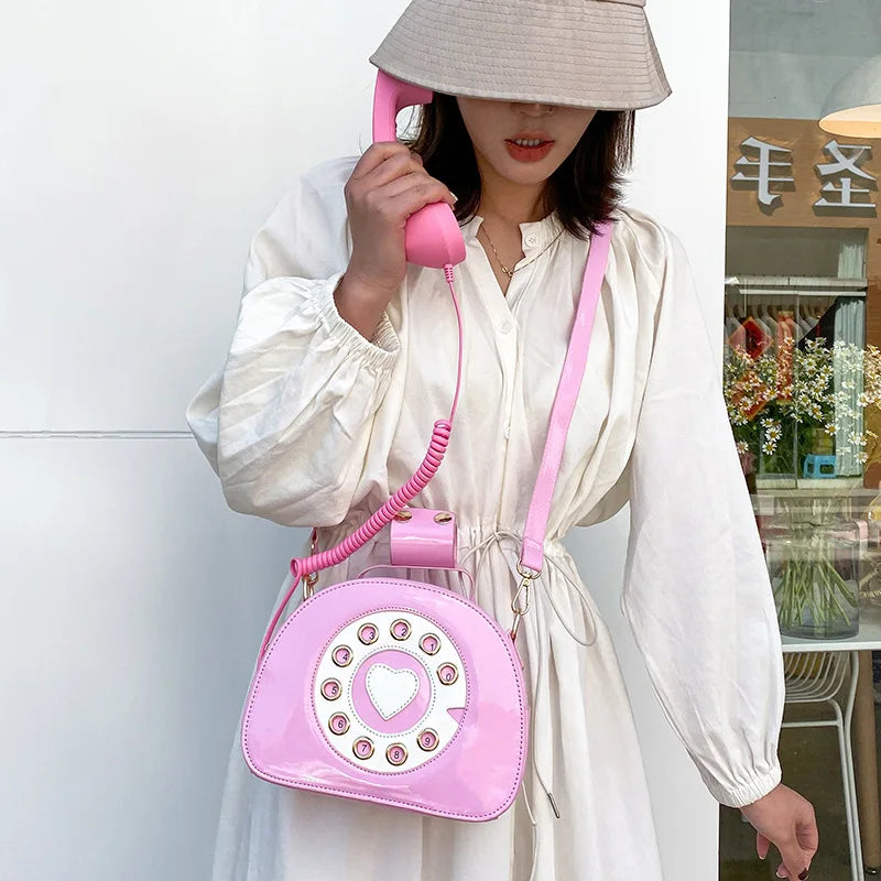 Personality Digital Simulation Phone Shape Messenger Bag