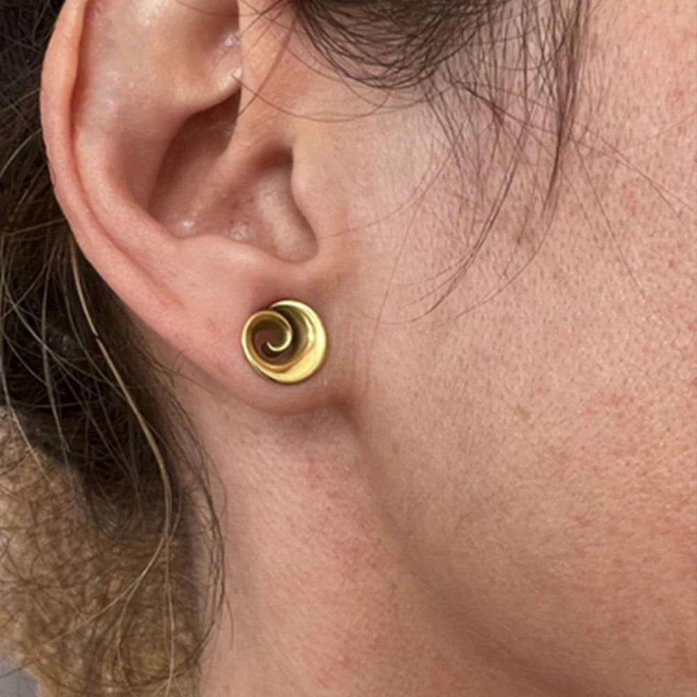 Doearko 2PCS Cool Stainless Steel Ear Tunnels Plugs