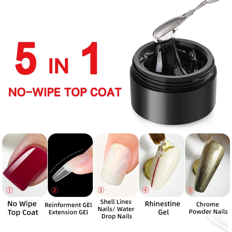 MSHARE 3D Top Coat UV LED Gel - 50ml