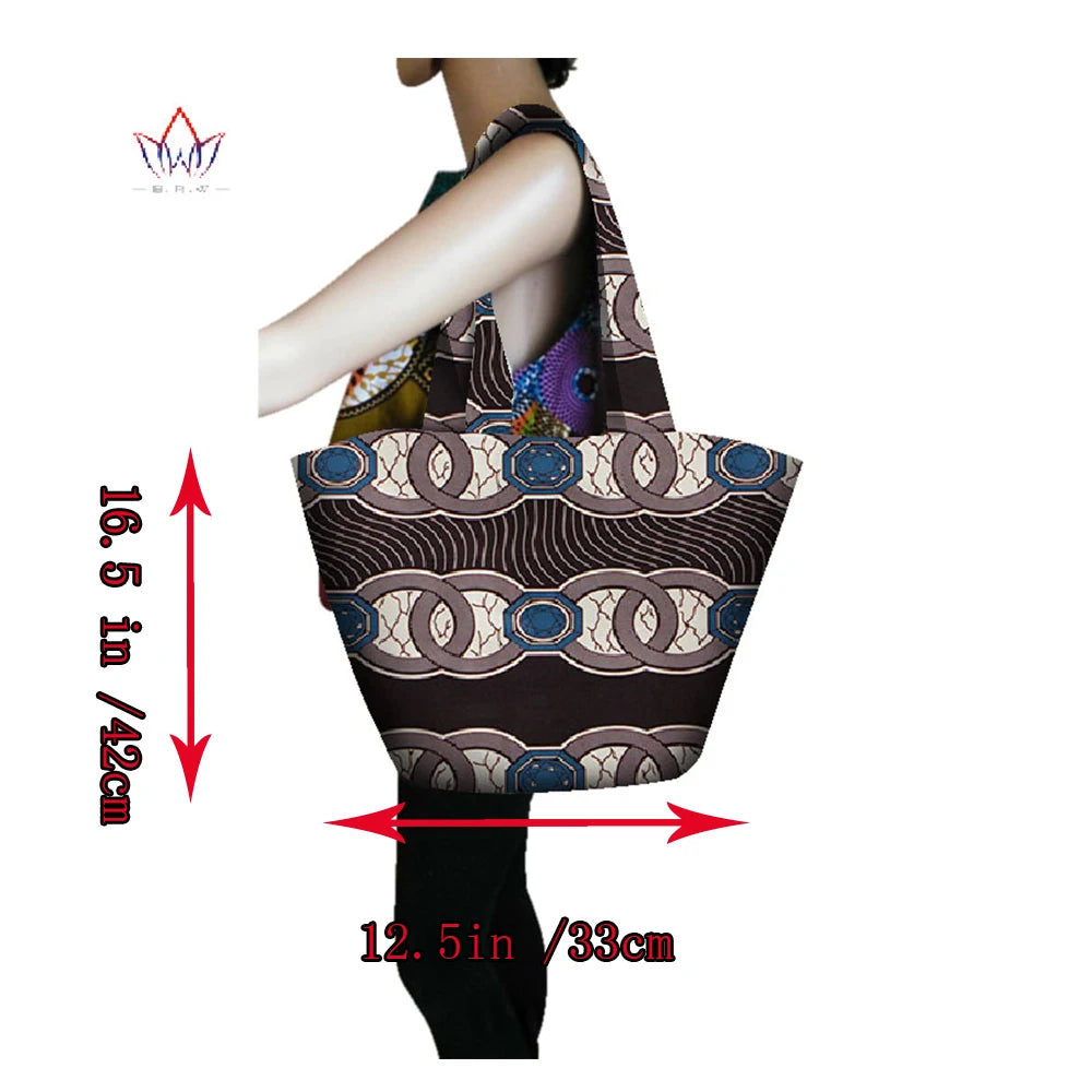 High Quality Real WAX Fabric African Bags SP046