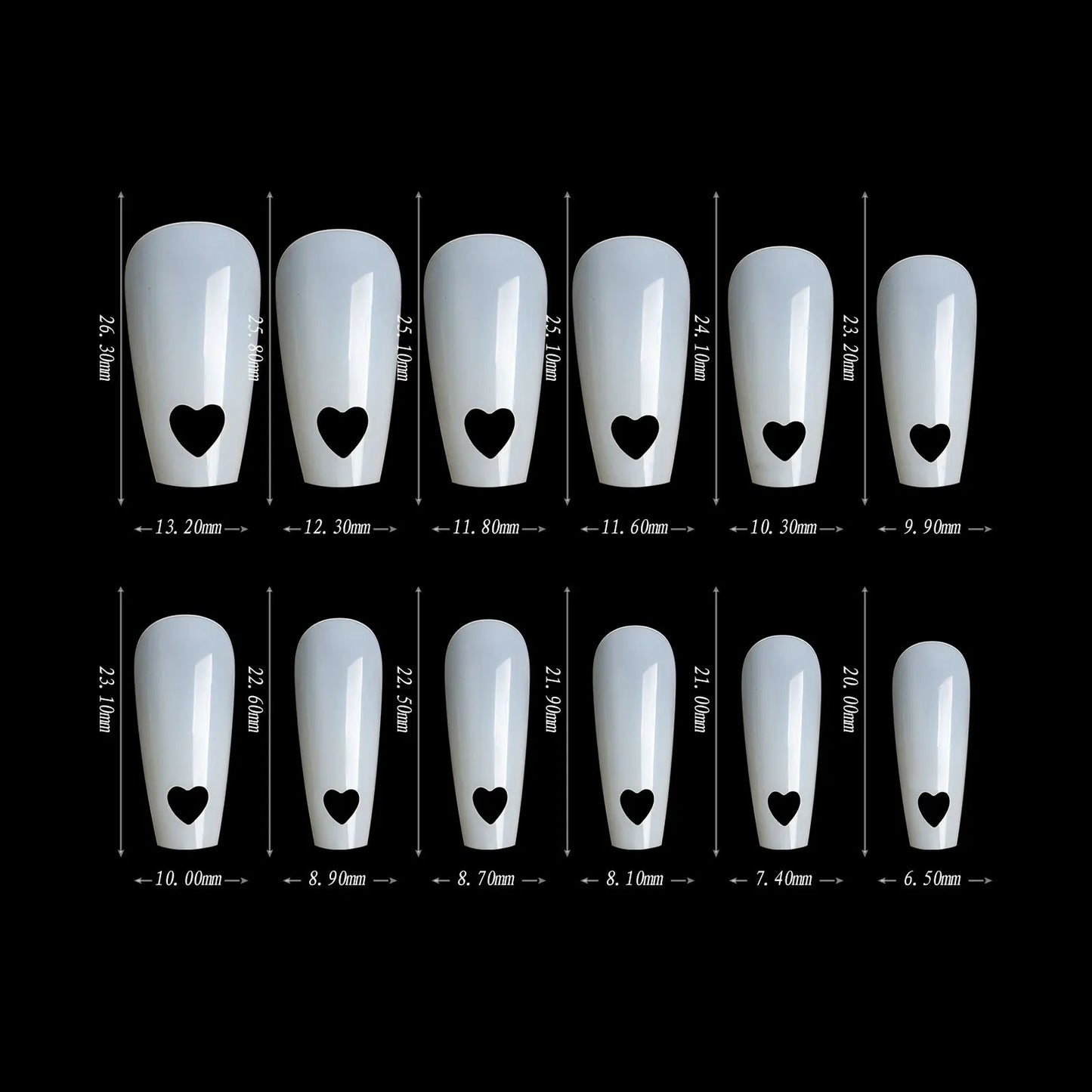 Makartt 504Pcs Extension False Nail Tips