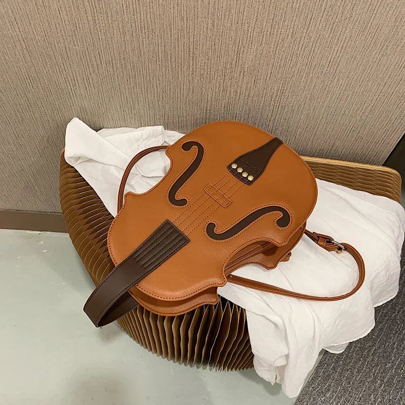 Music Tote Bag Violin Purse