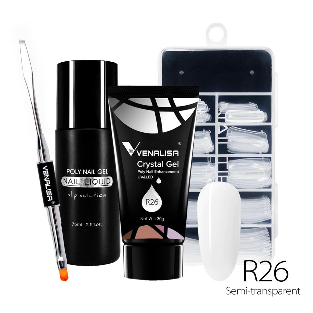 Venalisa Poly Nail Gel Kit Nail Art