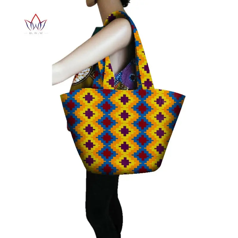 High Quality Real WAX Fabric African Bags SP046