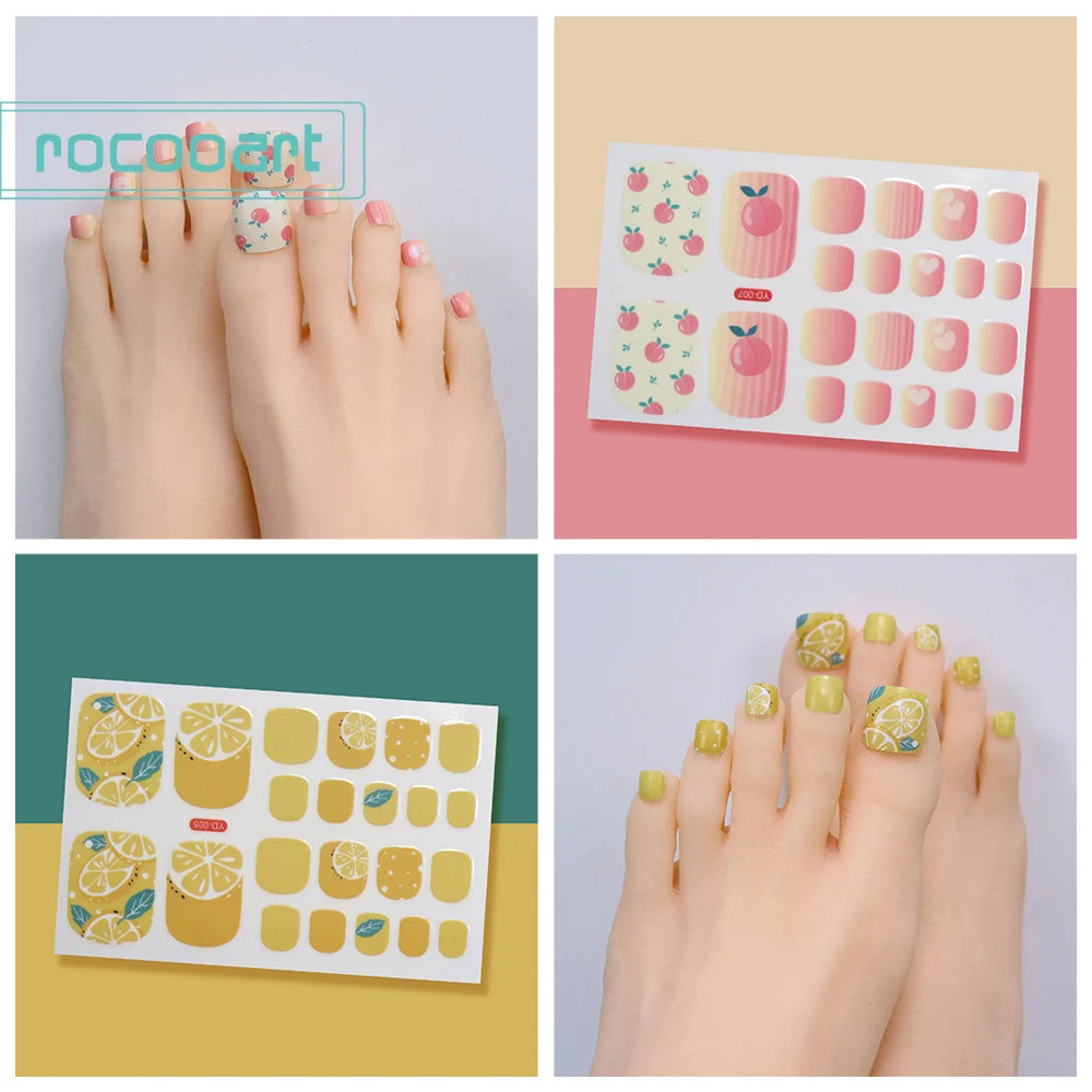 22tips Korea Toe Nail Sticker Wraps