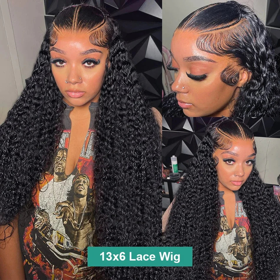 Deep Wave Hd Lace Frontal Human Hair Wigs - United States