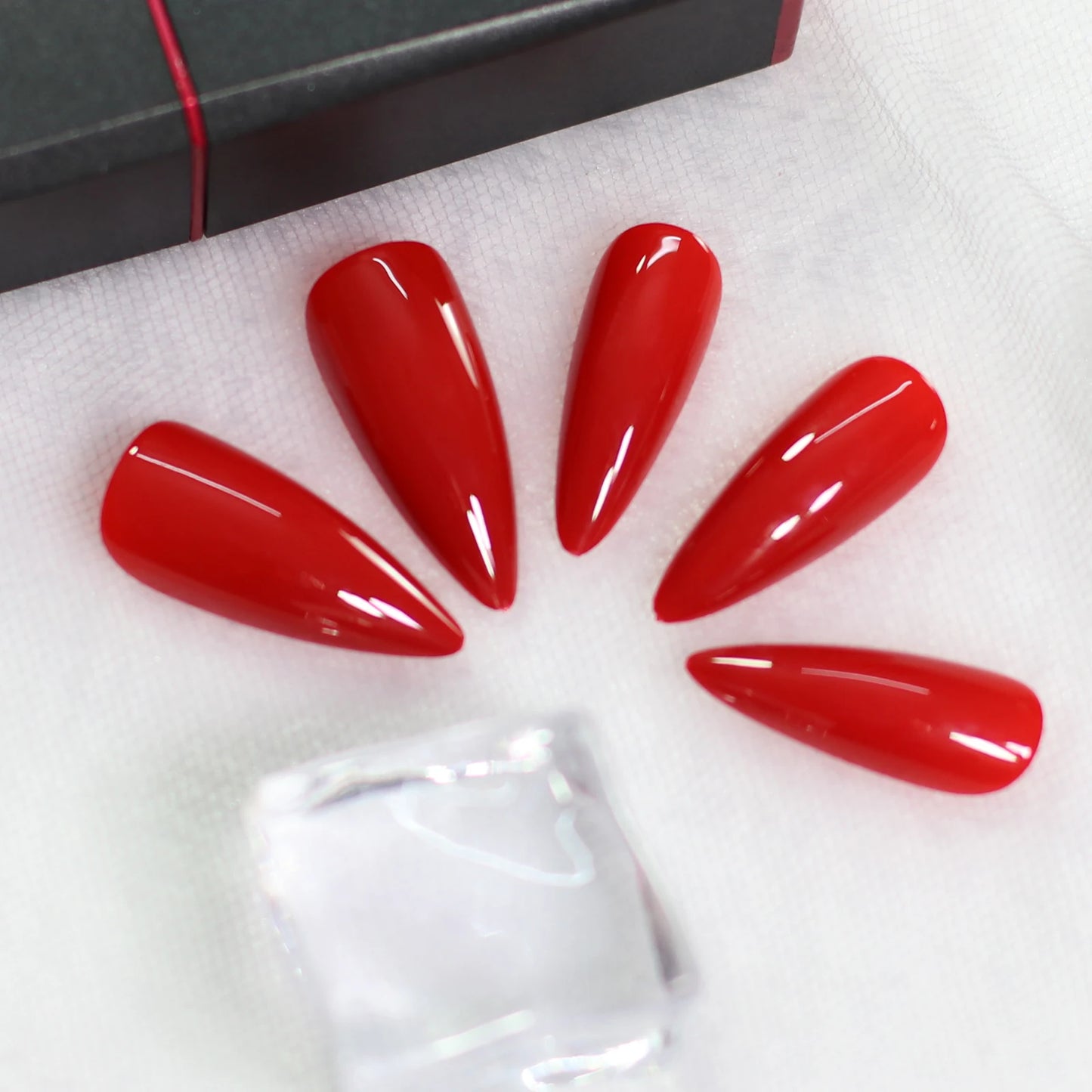 Stiletto Glossy or Matte Color Fake Nails