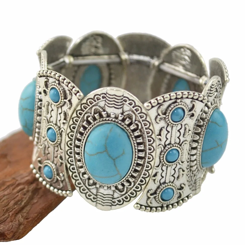 Vintage Tibetan Turquoise Bracelets
