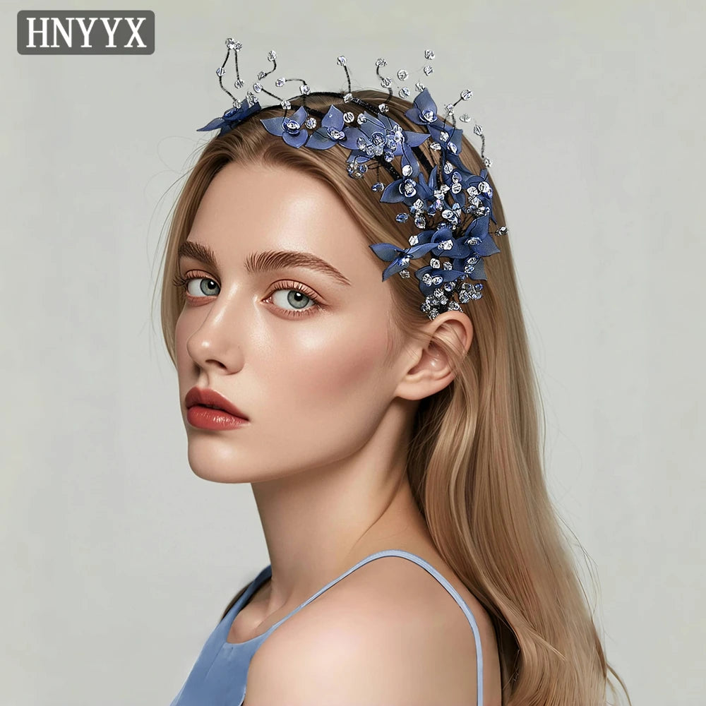 HNYYX Vintage Crystal Headband