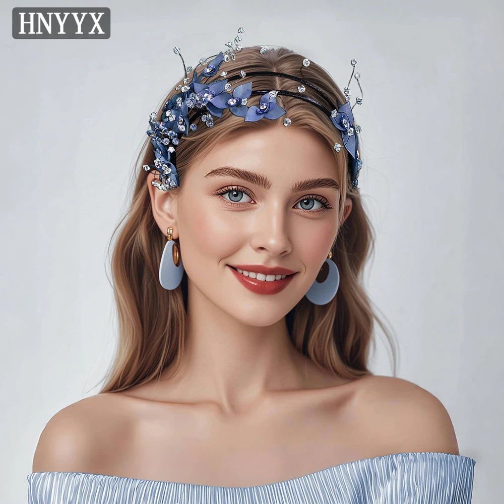 HNYYX Vintage Crystal Headband