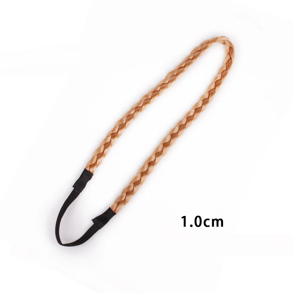 Fashion Hair Accessories Personality Double Elastic Twist Braided Wig Headband