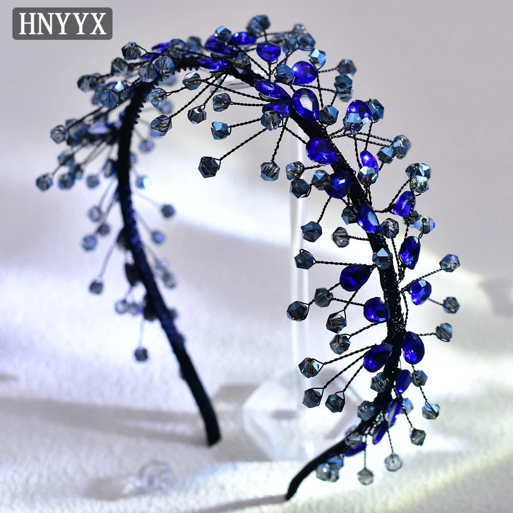 HNYYX Crystal Headband Fashion Hair Accessories