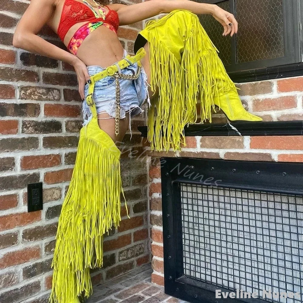 Tassel Stage Over the Knee Boots