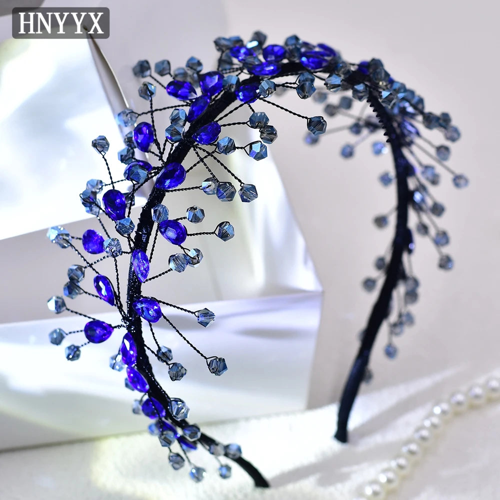HNYYX Crystal Headband Fashion Hair Accessories