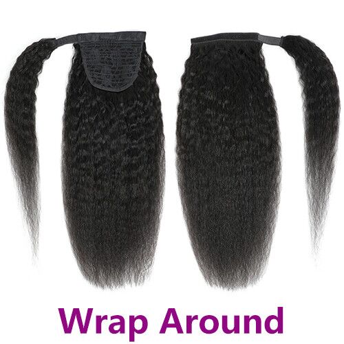 Racily Hair Brazilian Afro Kinky Straight Pony