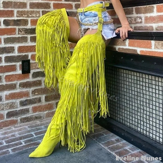 Tassel Stage Over the Knee Boots
