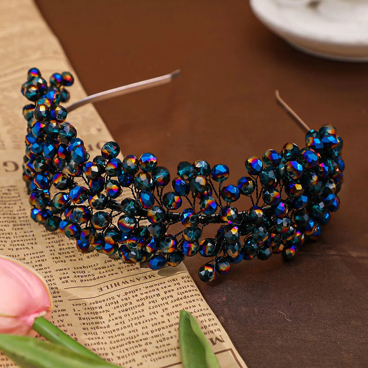 Colorful Crystal Hoop Headbands