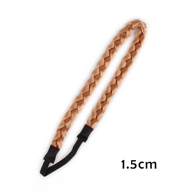 Fashion Hair Accessories Personality Double Elastic Twist Braided Wig Headband