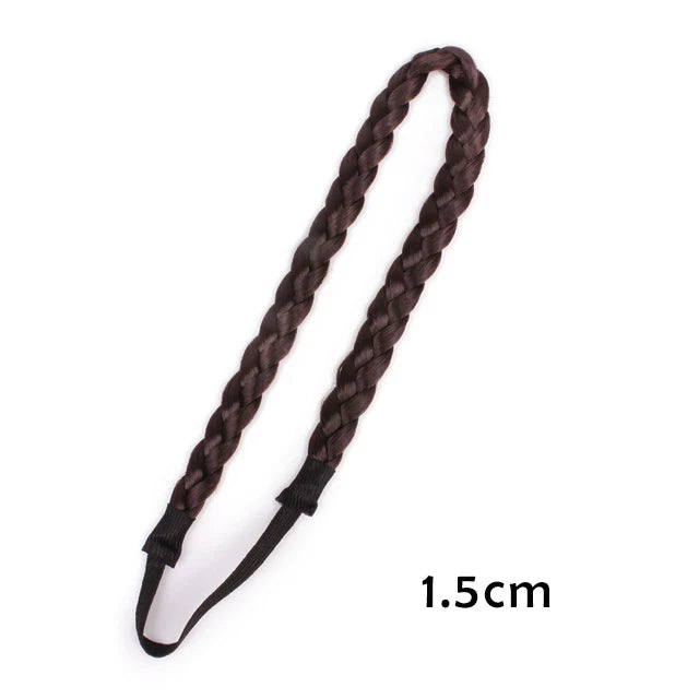 Fashion Hair Accessories Personality Double Elastic Twist Braided Wig Headband