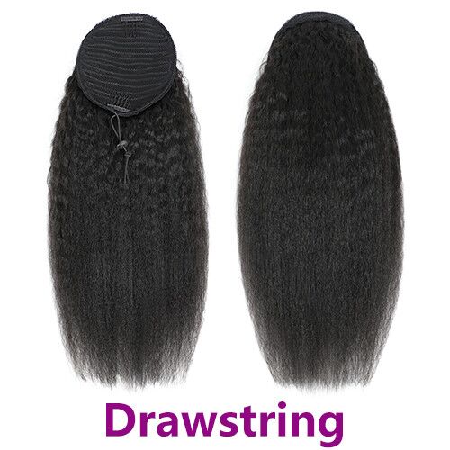 Racily Hair Brazilian Afro Kinky Straight Pony