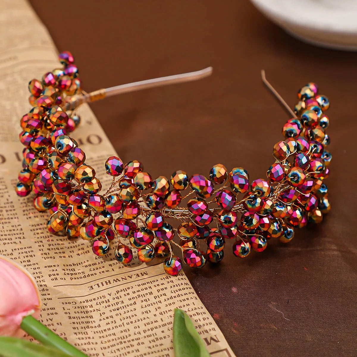 Colorful Crystal Hoop Headbands