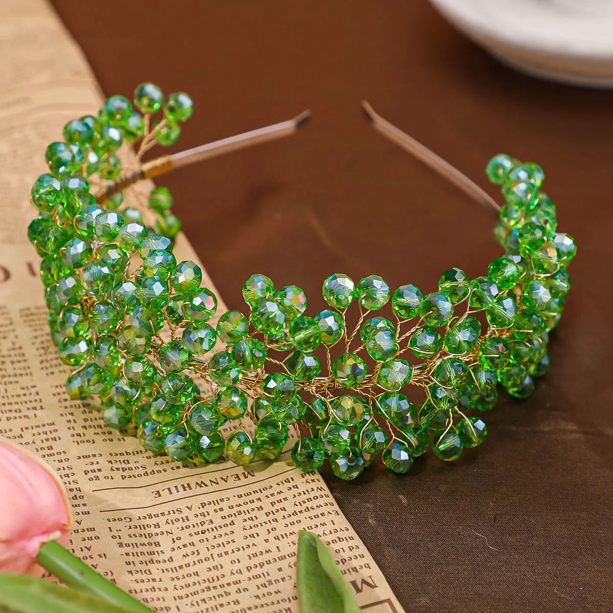 Colorful Crystal Hoop Headbands