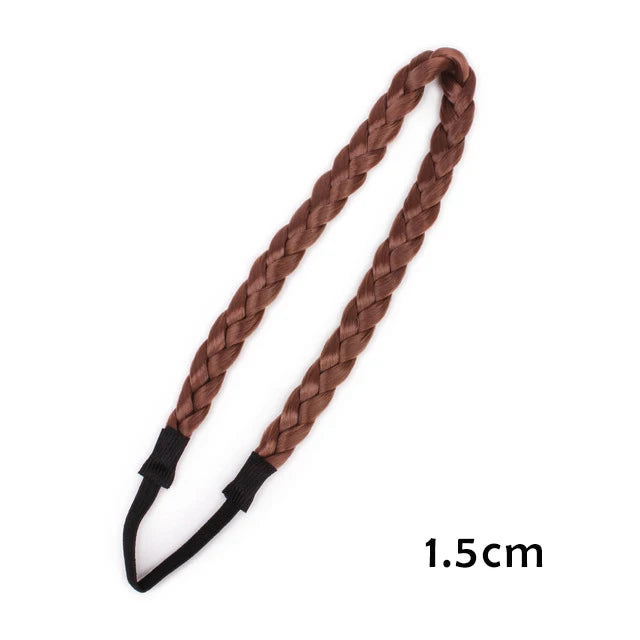 Fashion Hair Accessories Personality Double Elastic Twist Braided Wig Headband