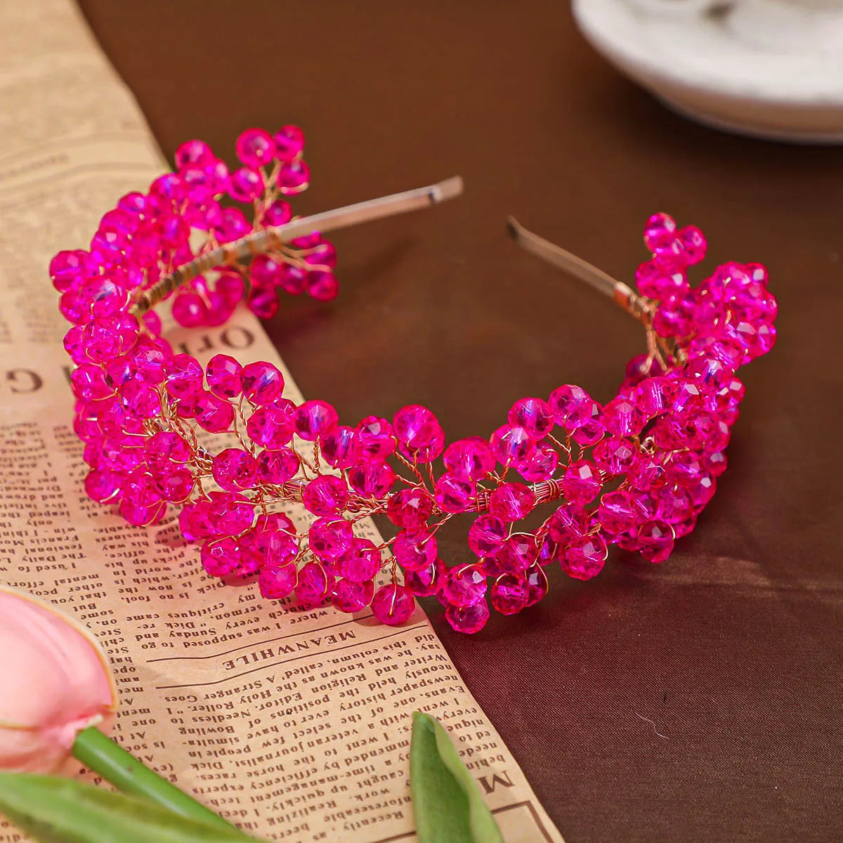 Colorful Crystal Hoop Headbands