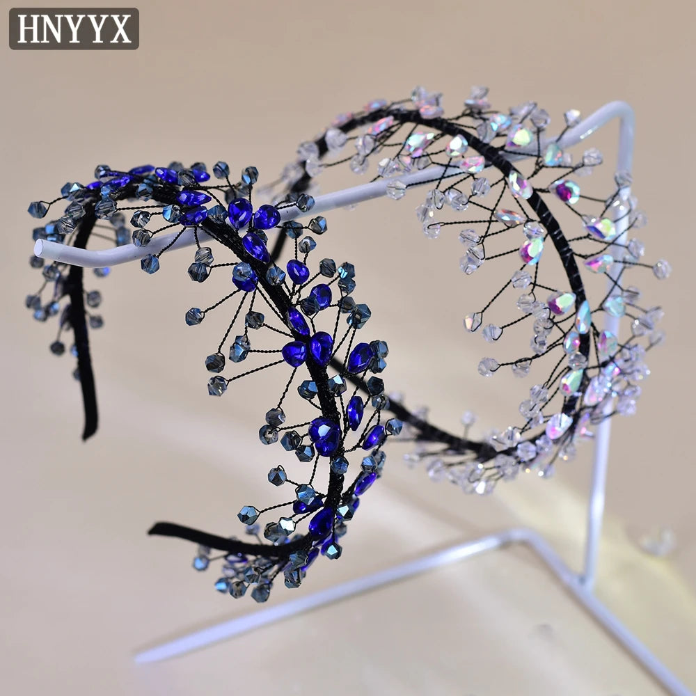HNYYX Crystal Headband Fashion Hair Accessories